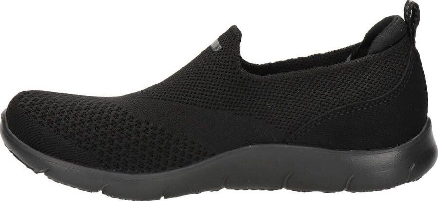 Skechers Arch Fit Refine dames sneakers Zwart Uitneembare zool