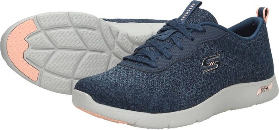 Skechers Arch Fit Refine Lavish Sneakers Laag blauw