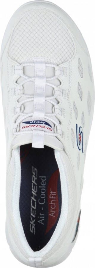 Skechers ARCH FIT REFINE White Nvy Red