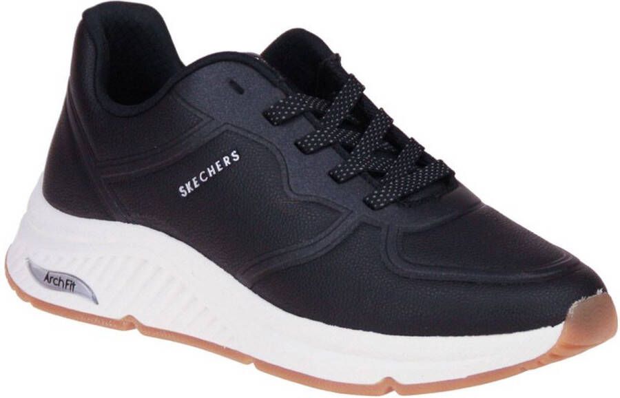 Skechers Arch Fit S-Miles- Mile Makers Dames Sneakers Zwart