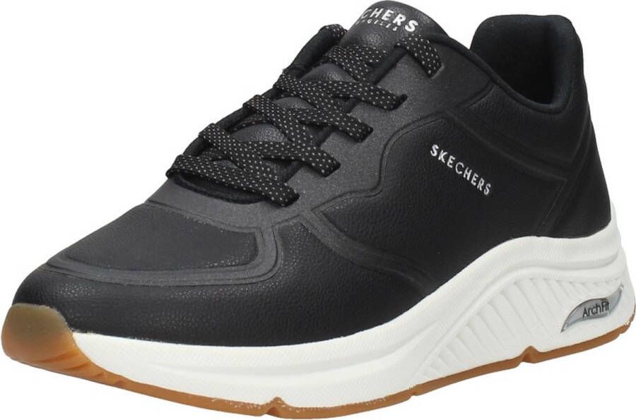 Skechers Arch Fit S-Miles- Mile Makers Dames Sneakers Zwart