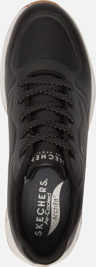 Skechers Arch Fit S-Miles- Mile Makers Dames Sneakers Zwart