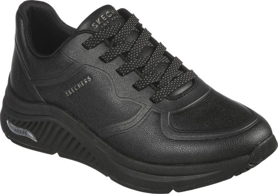 Skechers Arch Fit S-Miles- Mile Makers Dames Sneakers Zwart
