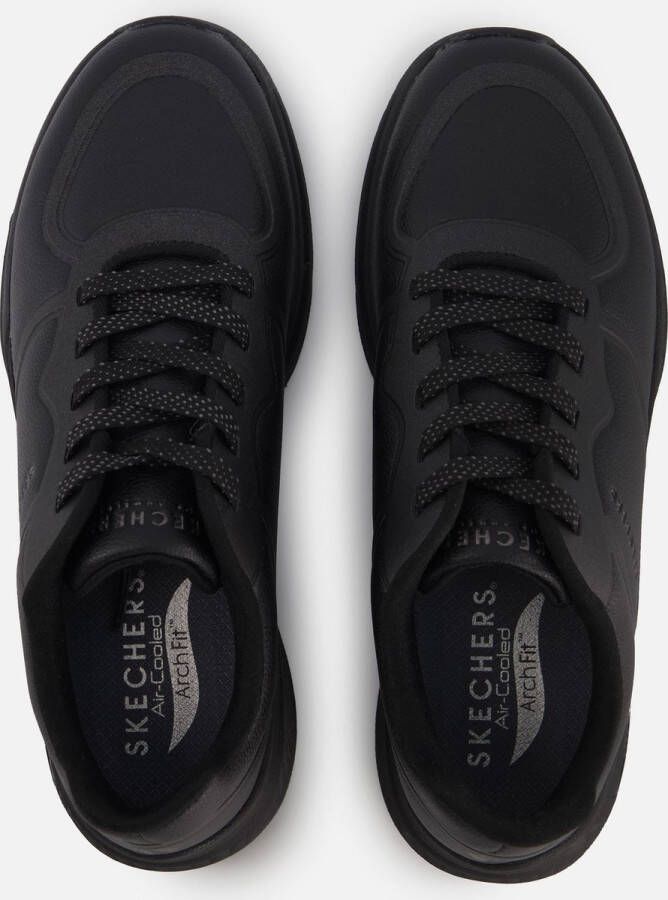 Skechers Arch Fit S-Miles- Mile Makers Dames Sneakers Zwart
