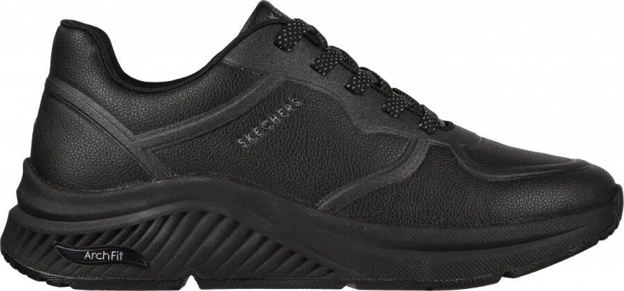 Skechers Arch Fit S-Miles- Mile Makers Dames Sneakers Zwart