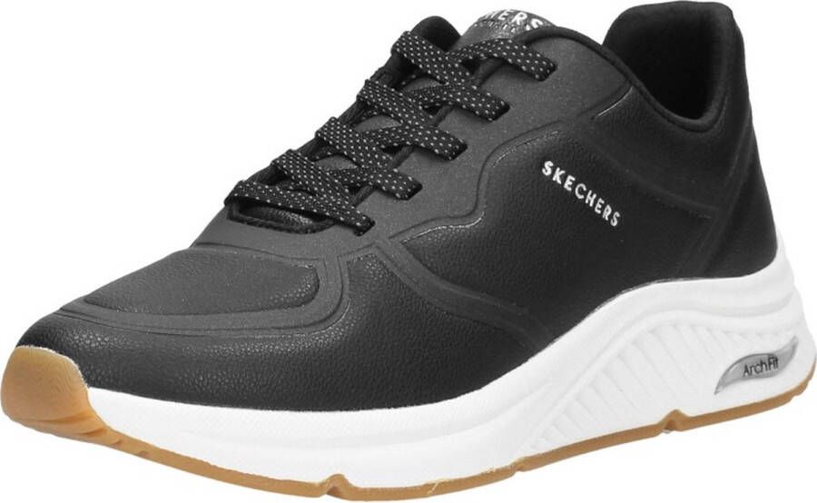 Skechers Arch Fit S-Miles- Mile Makers Dames Sneakers Zwart