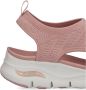 Skechers Comfortabele Arch Fit Vegan Sandaal Pink Dames - Thumbnail 2