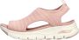 Skechers Comfortabele Arch Fit Vegan Sandaal Pink Dames - Thumbnail 12