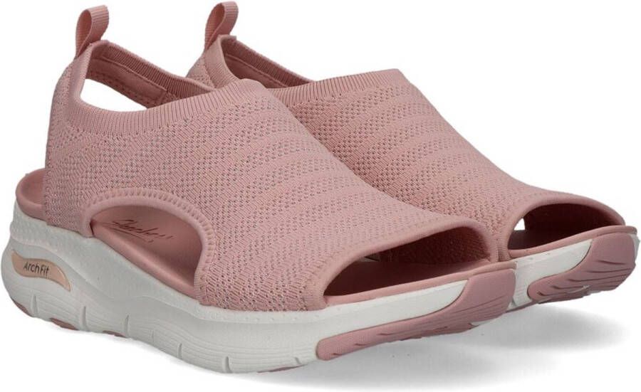 Skechers Arch Fit Sandaal Vrouwen Roze