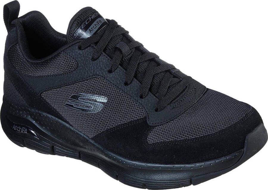 Skechers Comfortabele Arch Fit Servitica Sneaker Black Heren