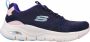 Skechers Arch Fit sneakers blauw - Thumbnail 6
