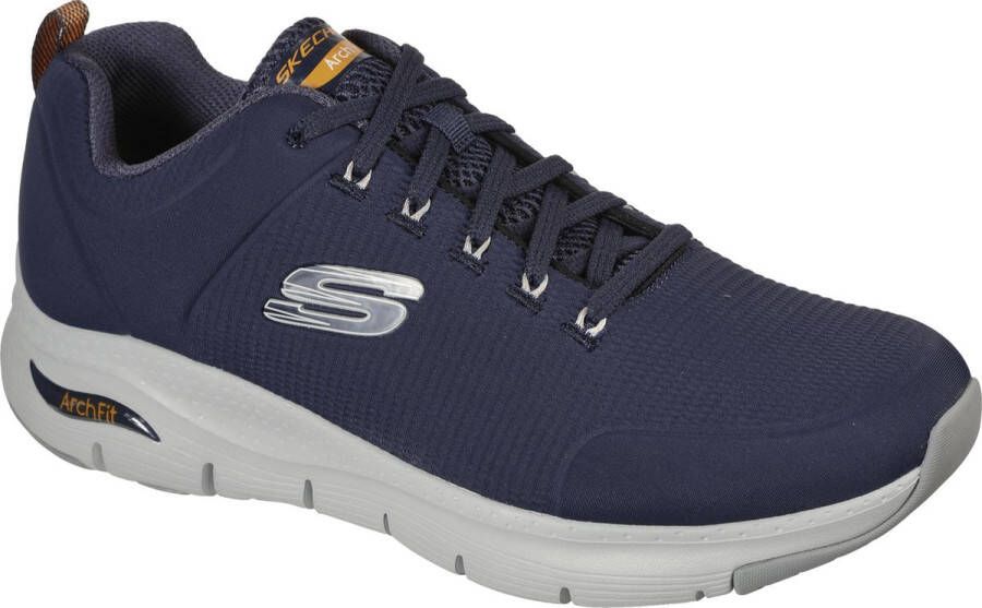 Skechers Arch Fit Titan sneakers blauw Textiel