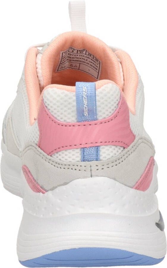 Skechers Arch Fit Vista View dames sneaker Wit multi