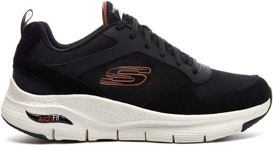 Skechers Archfit Servitica Zwarte Sneaker