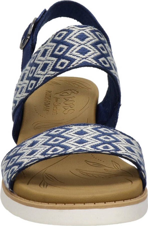 Skechers Beach Kiss Wedge Sandalen blauw Dames - Foto 6