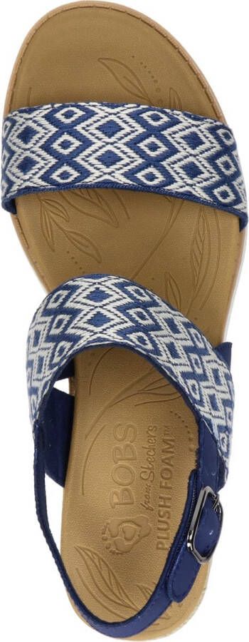 Skechers Beach Kiss Wedge sandalen blauw Dames