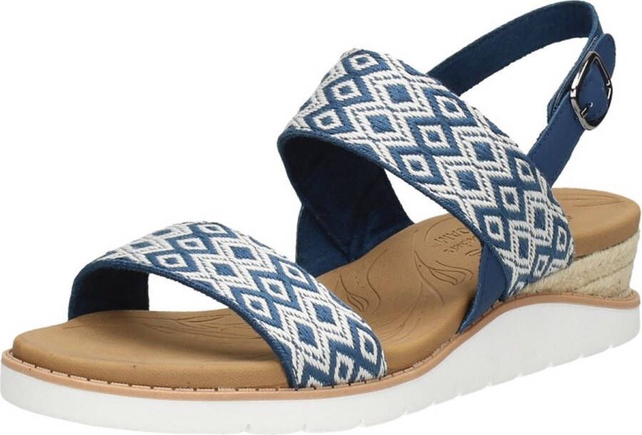 Skechers Beach Kiss Wedge Sandalen blauw Dames - Foto 13