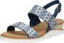 Skechers Beach Kiss Wedge Sandalen blauw Dames - Thumbnail 13