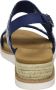 Skechers Beach Kiss Wedge Sandalen blauw Dames - Thumbnail 8