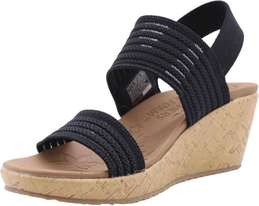 Skechers Beverlee Sheer Luck Dames Sandalen Zwart - Foto 2