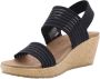 Skechers Beverlee Sheer Luck Dames Sandalen Zwart - Thumbnail 2