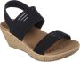 Skechers Beverlee Sheer Luck Dames Sandalen Zwart - Thumbnail 5