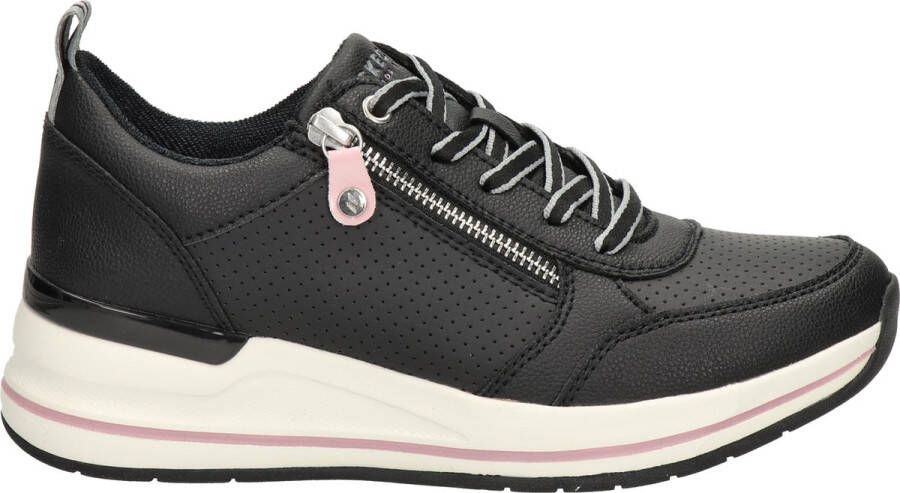 Skechers art 177335 BLK zwart met veter en rits en sleehak - Foto 3