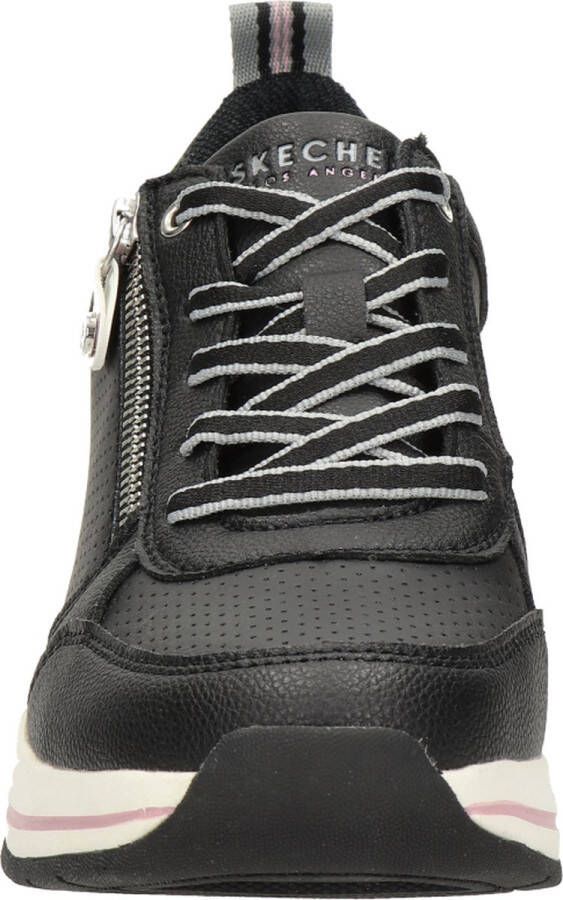 Skechers art 177335 BLK zwart met veter en rits en sleehak - Foto 4