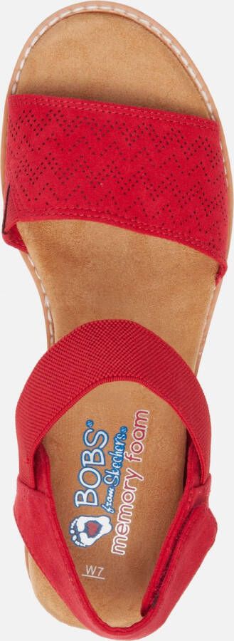 Skechers Bobs Desert Kiss sandalen rood