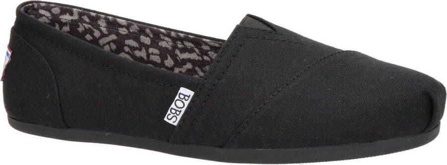 Skechers Bobs Plush Peace & Love Dames Espadrilles Black