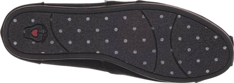 Skechers Bobs Plush Peace & Love Dames Espadrilles Black