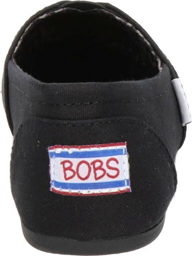 Skechers Bobs Plush Peace & Love Dames Espadrilles Black