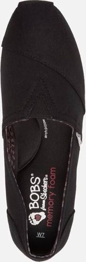 Skechers Bobs Plush Peace & Love Dames Espadrilles Black