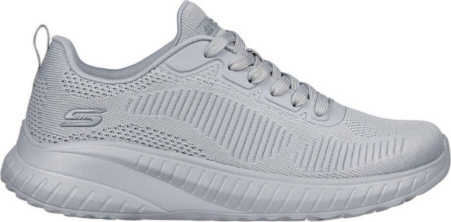Skechers Bobs Sport Squad Chaos Face Off Sneakers Grijs Vrouw
