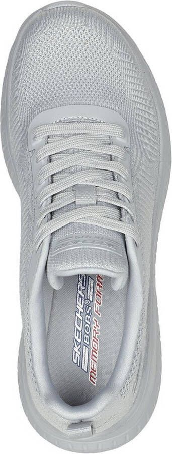 Skechers Bobs Sport Squad Chaos Face Off Sneakers Grijs Vrouw