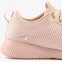 Skechers Bobs Squad Tough Talk dames sneakers Roze Extra comfort Memory Foam - Thumbnail 4