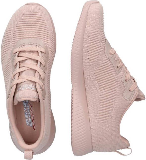 Skechers Bobs Squad Tough Talk dames sneakers Roze Extra comfort Memory Foam