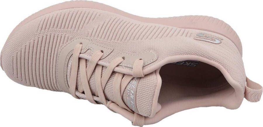 Skechers Bobs Squad Tough Talk dames sneakers Roze Extra comfort Memory Foam