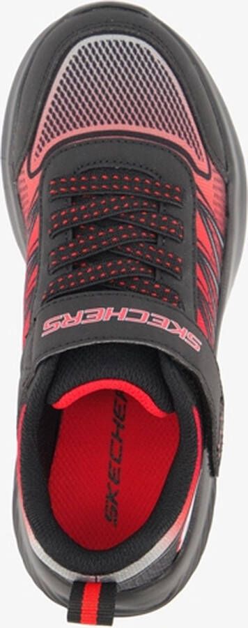 Skechers Bounder kinder sneakers zwart rood Uitneembare zool