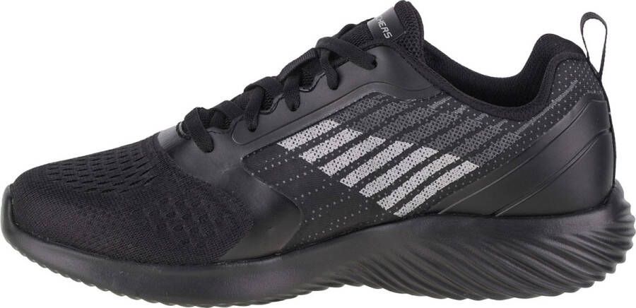 Skechers Bounder Verkona 232004-BBK Mannen Zwart Sneakers