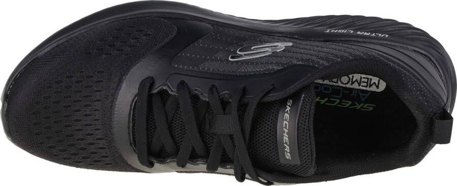 Skechers Bounder Verkona 232004-BBK Mannen Zwart Sneakers