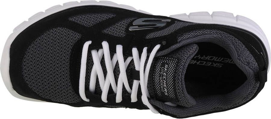 Skechers Burns 52635-BKW Mannen Grijs Sneakers Sportschoenen