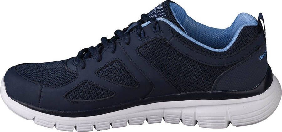 Skechers Burns Agoura 52635-NVY Mannen Marineblauw Sneakers Sportschoenen - Foto 4