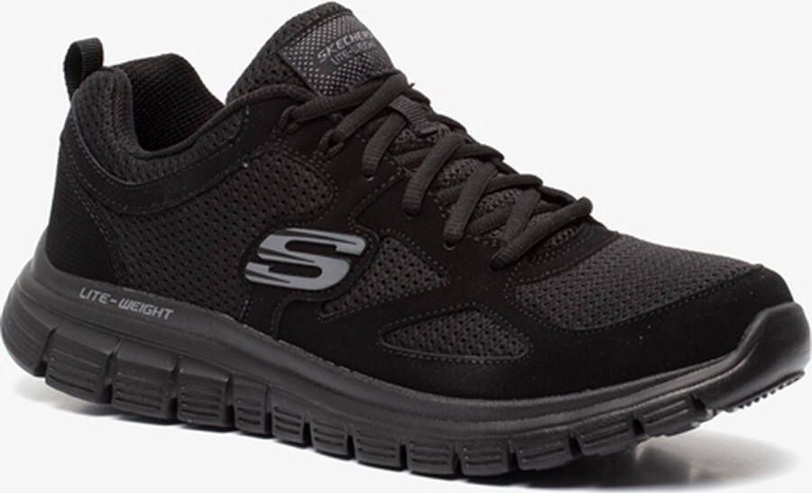 Skechers Burns-Agoura heren sneakers zwart Extra comfort Memory Foam