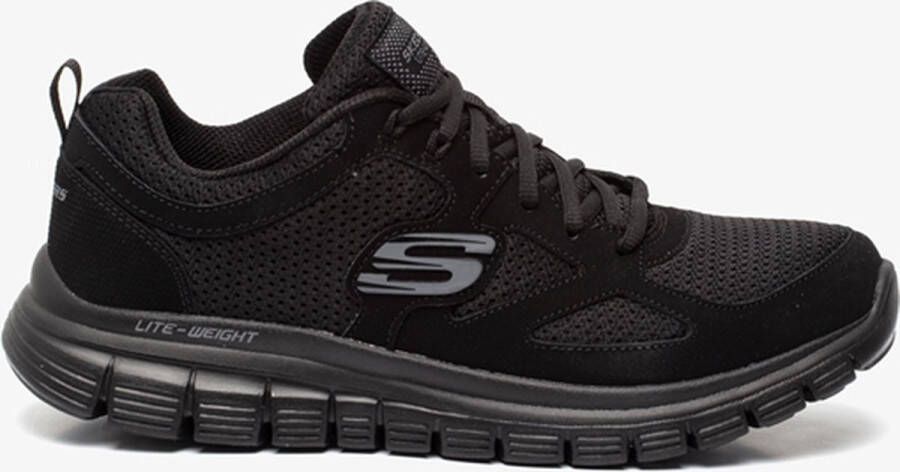 Skechers Burns-Agoura heren sneakers zwart Extra comfort Memory Foam