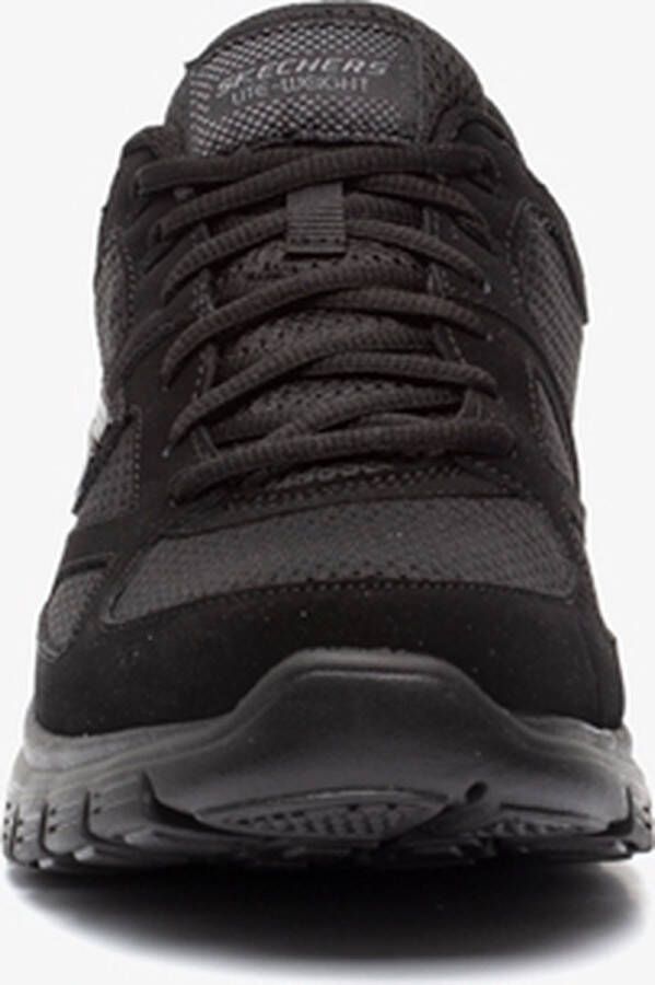 Skechers Burns-Agoura heren sneakers zwart Extra comfort Memory Foam