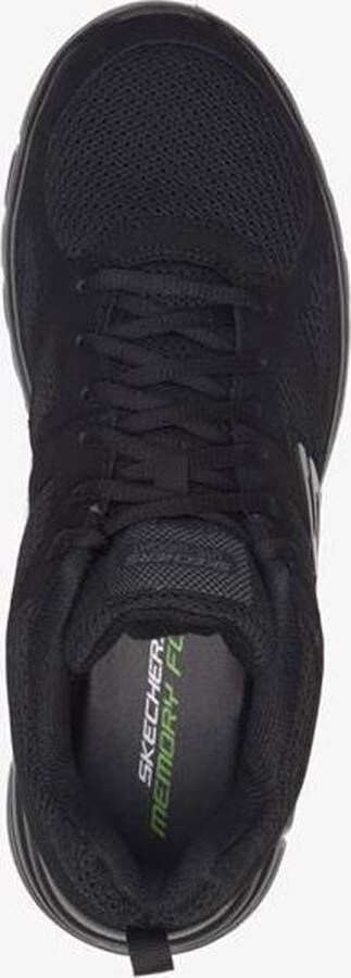 Skechers Burns-Agoura heren sneakers zwart Extra comfort Memory Foam