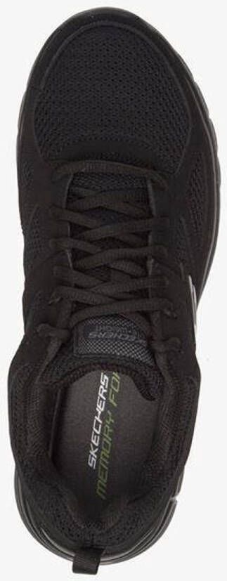Skechers Burns-Agoura heren sneakers zwart Extra comfort Memory Foam