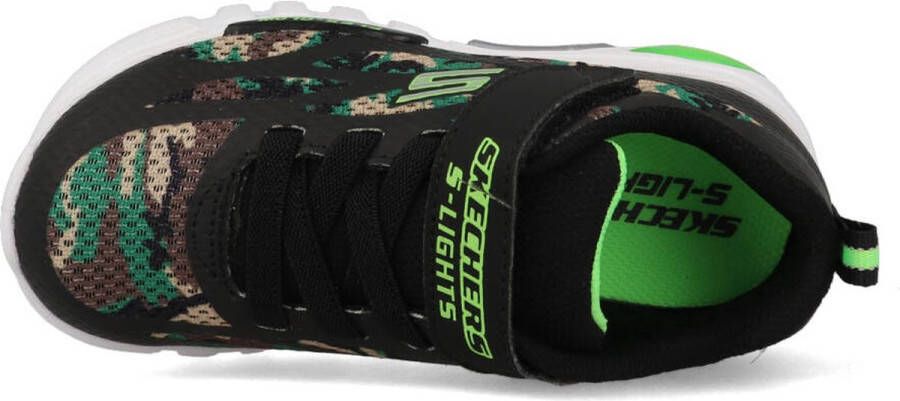 Skechers S-Lights Klittenbandschoen Jongens Groen Meerkleurig Zwart - Foto 13