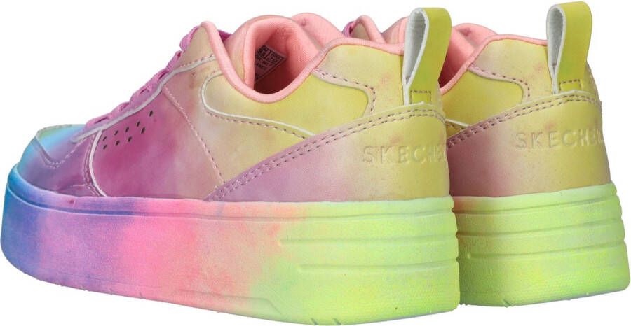 Skechers Court High Watercolor Sneaker Meisjes Multi